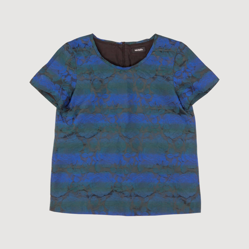 MAX&CO. TOP NA KRATKE RUKAVE SA RUŽAMA