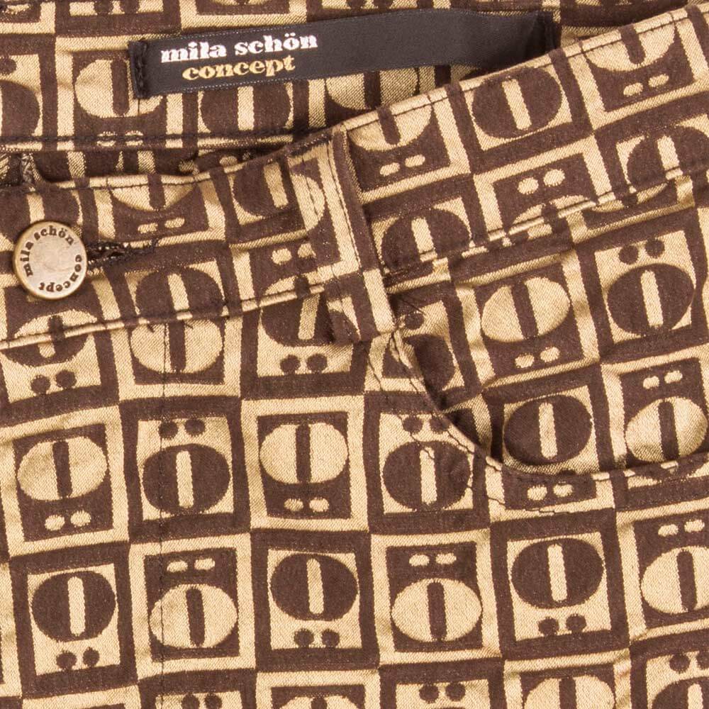 MILA SCHÖN PANTALONE SA LOGO PRINTOM - Slika 3