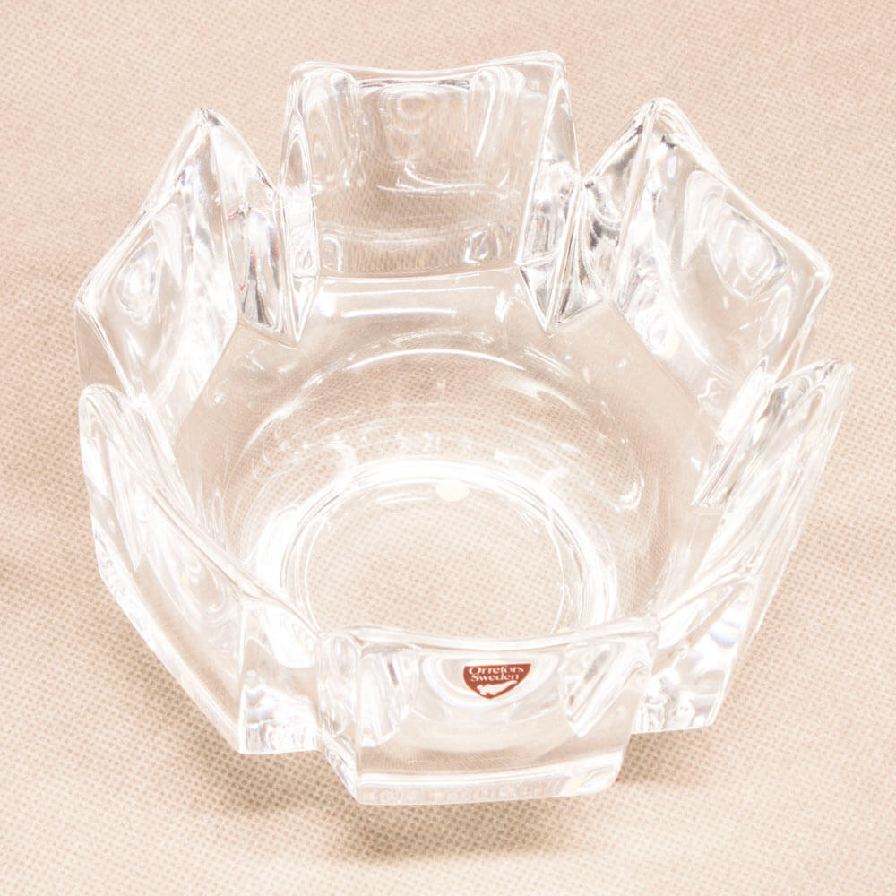 ORREFORS "CORONA" VINTAGE KRISTALNA ČINIJA - Slika 2